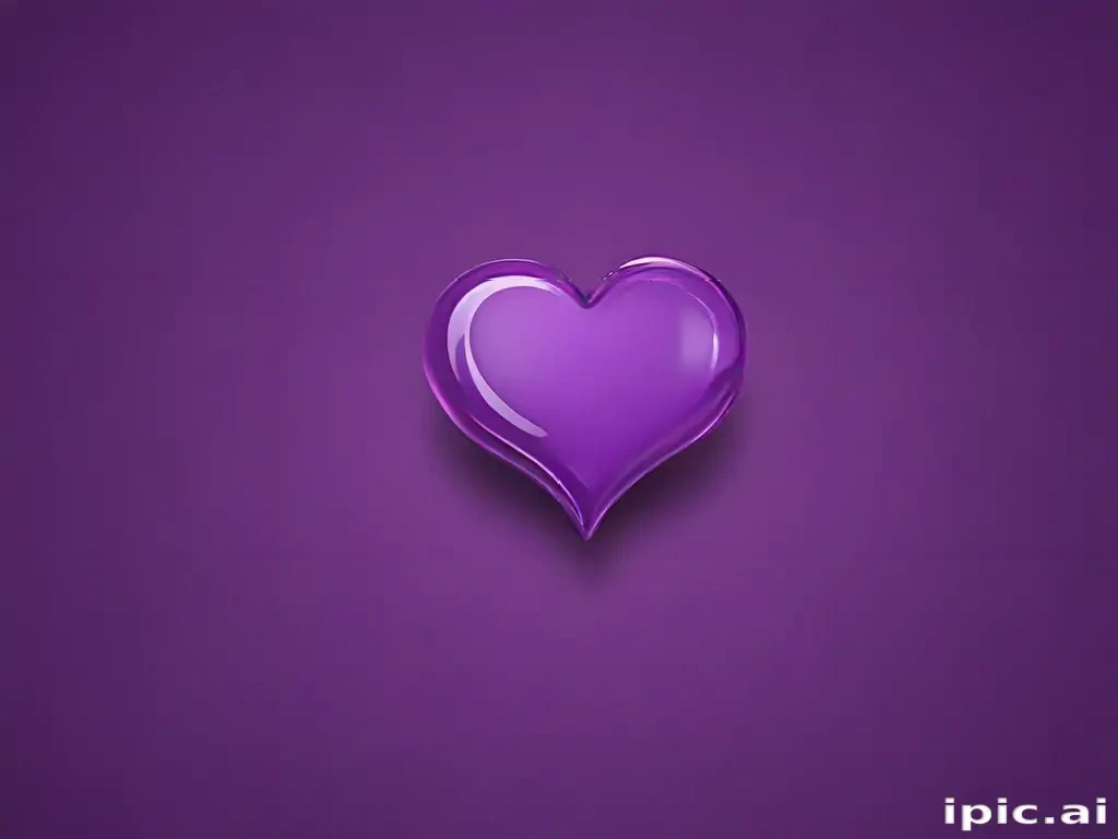 wallpaper purple heart