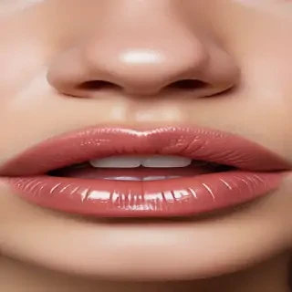 transparent lips