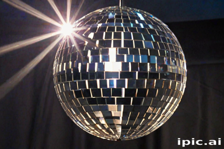 transparent disco ball
