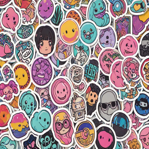 stickers png aesthetic