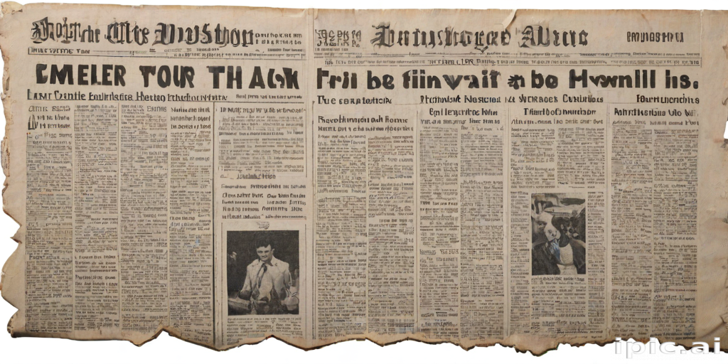 ripped newspaper png