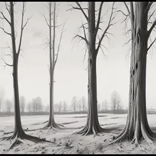 dead tree drawings