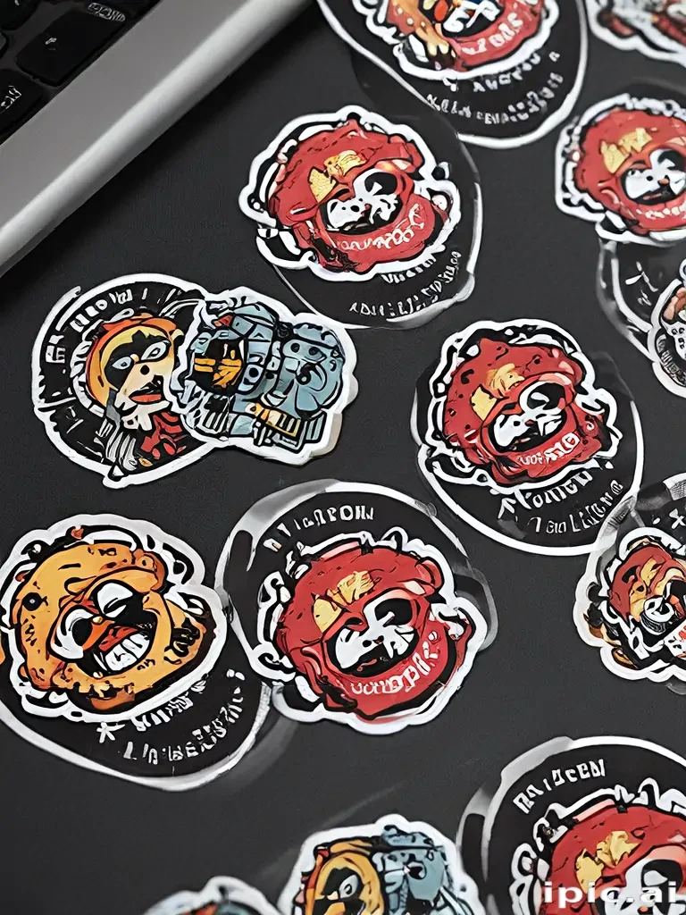 stickers mockup