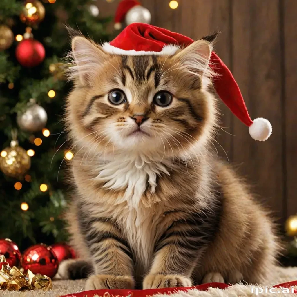 cat christmas wallpaper