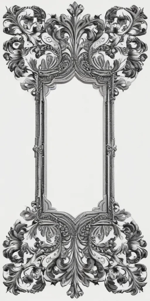 frame clipart black and white