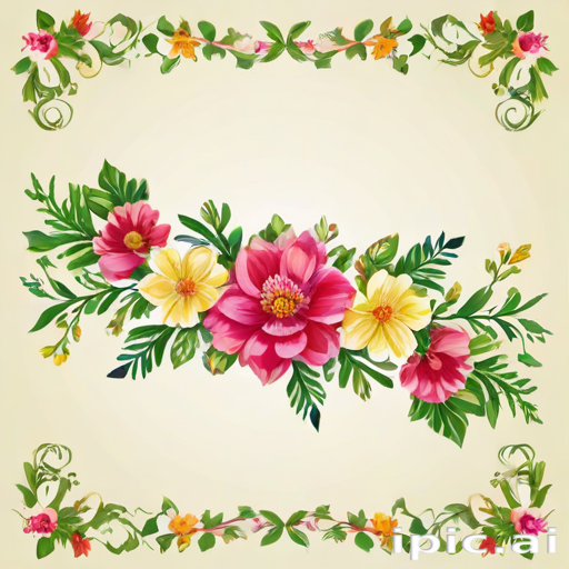 clipart floral border