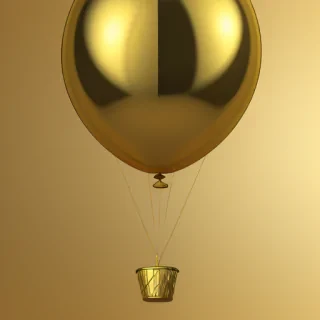 gold balloon png