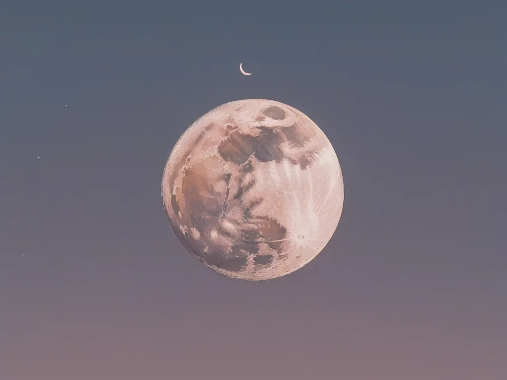 aesthetic crescent moon