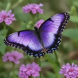 purple butterfly