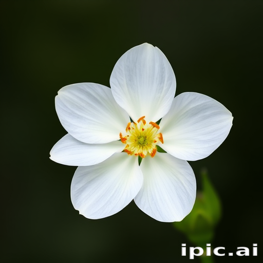 white flower transparent background