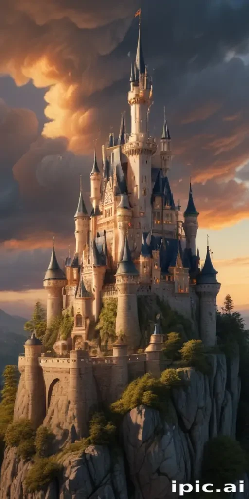 cartoon castle