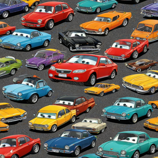 cartoon car wallpaper