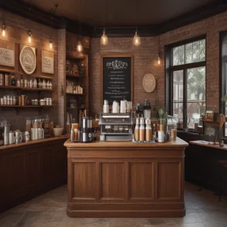 coffee shop mockup