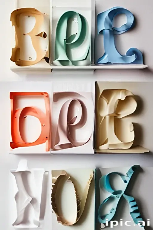 letters as images