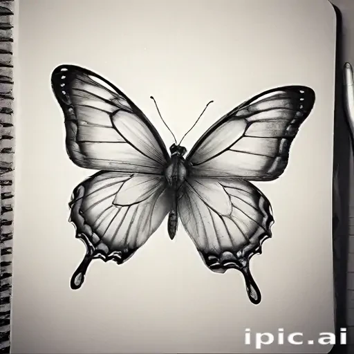 buterfly sketch