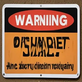 warning sign