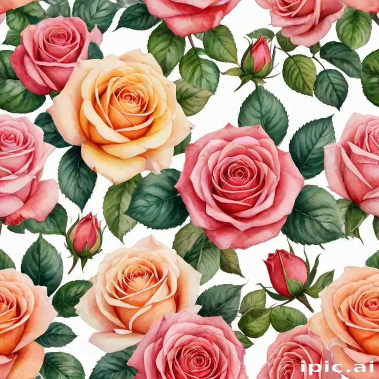 watercolor roses png