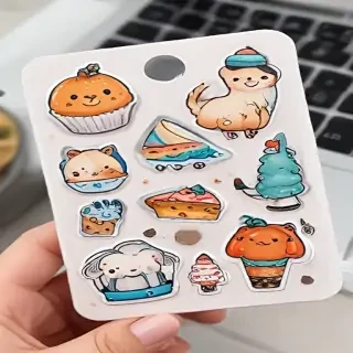 transparent cute stickers