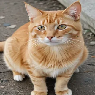 orange cat