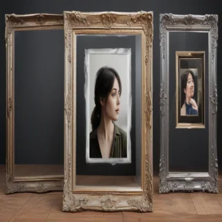 transparent photo frame