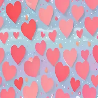 cute heart background