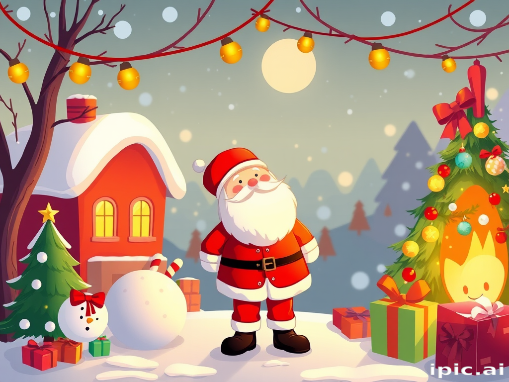cartoon christmas backgrounds