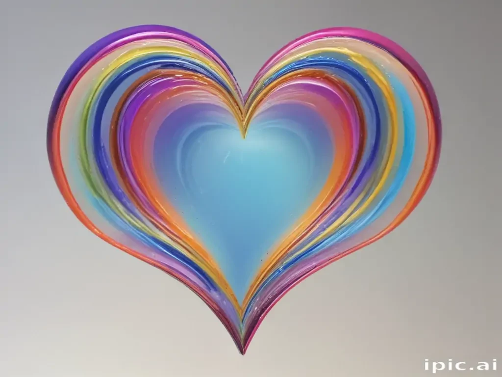 rainbow heart png