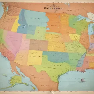united states of america map