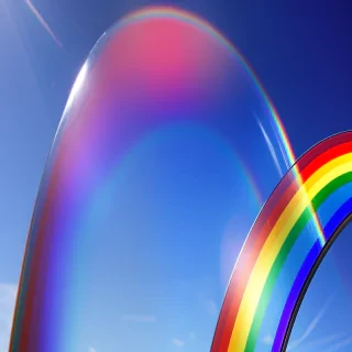 rainbow transparent