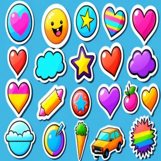stickers clipart