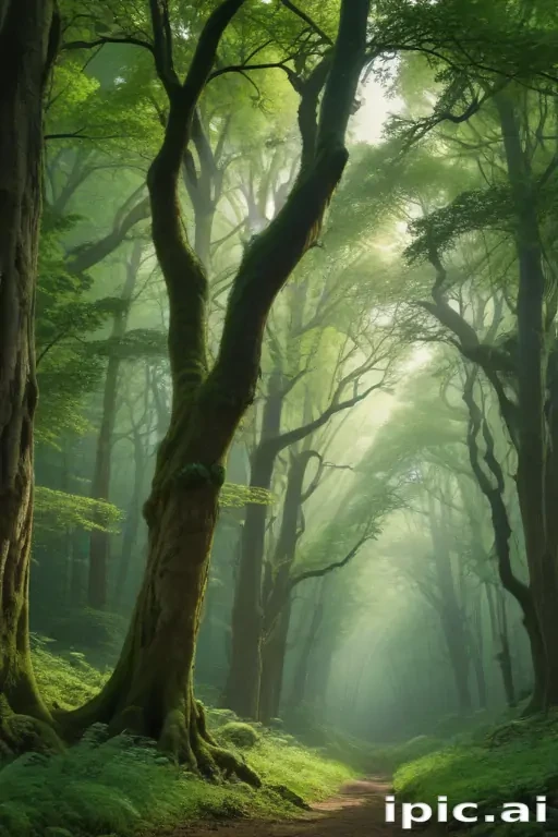 green forest aesthetic