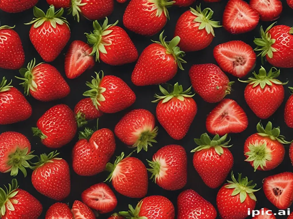strawberry background