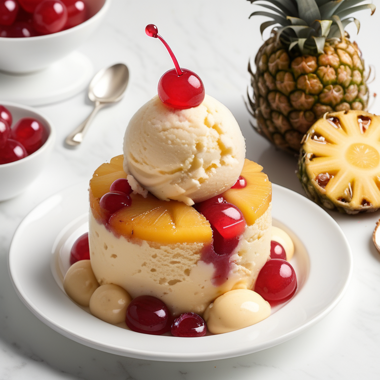 pineapple upside down cake ice cream