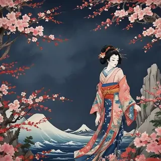 ukiyo e wallpaper
