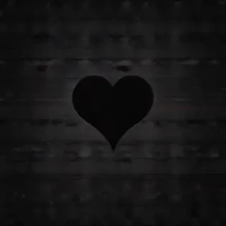 wallpaper black heart