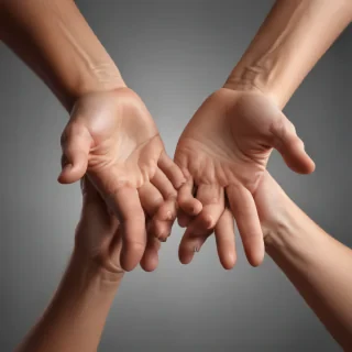 hands reaching out png