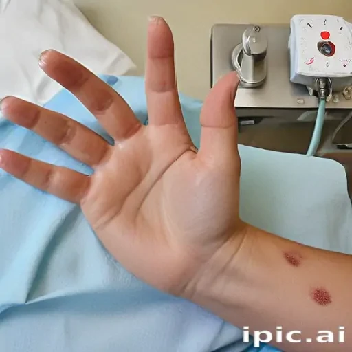 hospital patient hand pic
