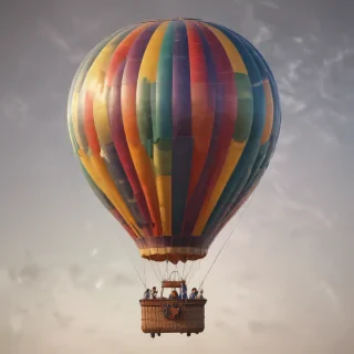 hot air balloon png