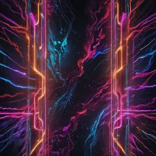 neon wallpaper iphone