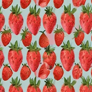 cute strawberry background