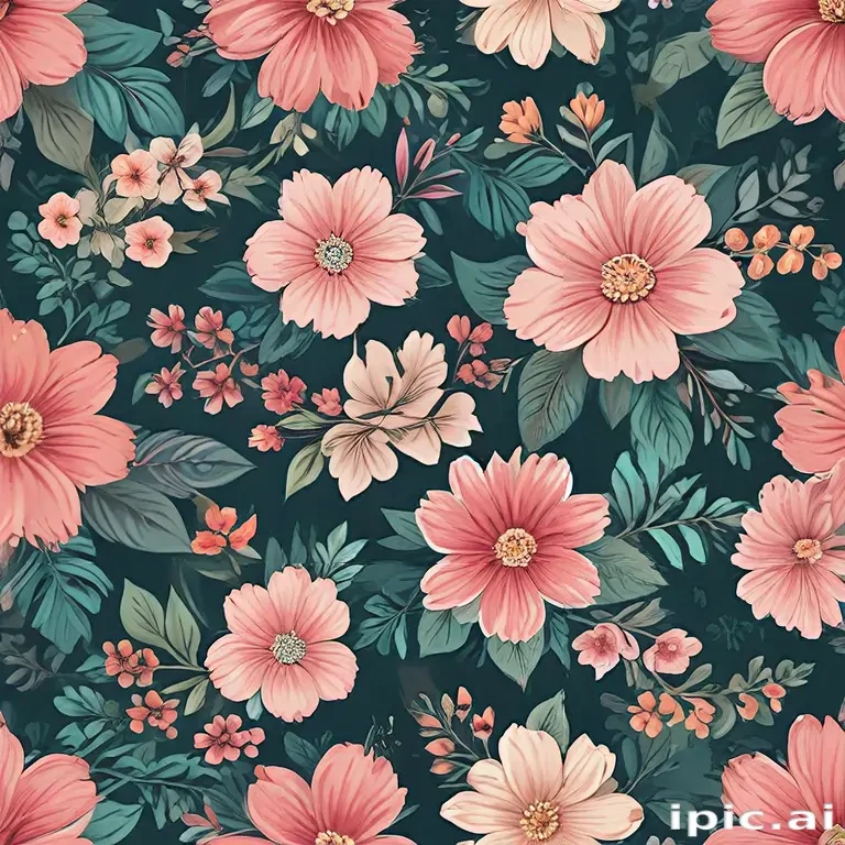 floral computer background