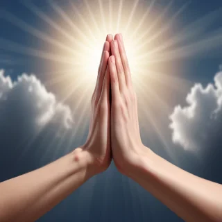 pray hands png