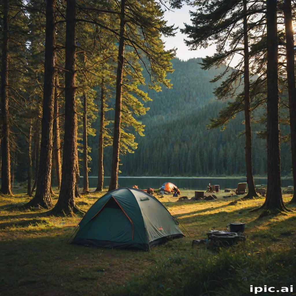camping background pic
