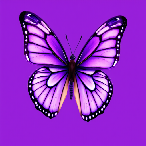 purple butterfly clipart