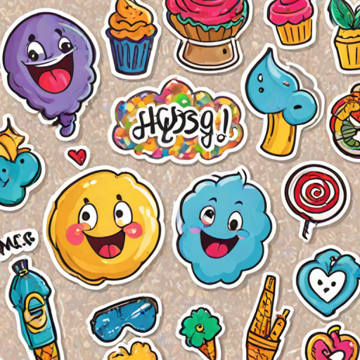 free digital stickers png