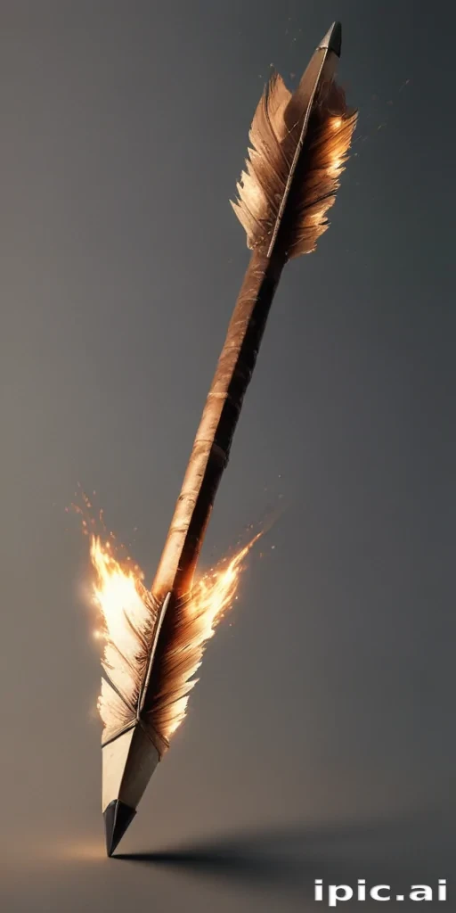 drawn arrow