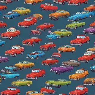cartoon car wallpaper