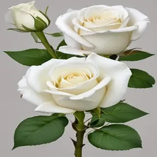 white roses png