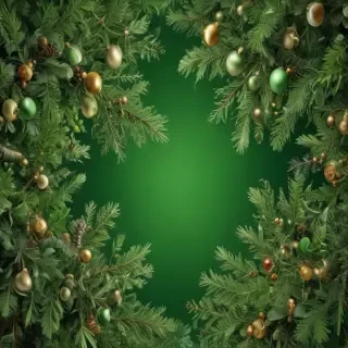green christmas bg