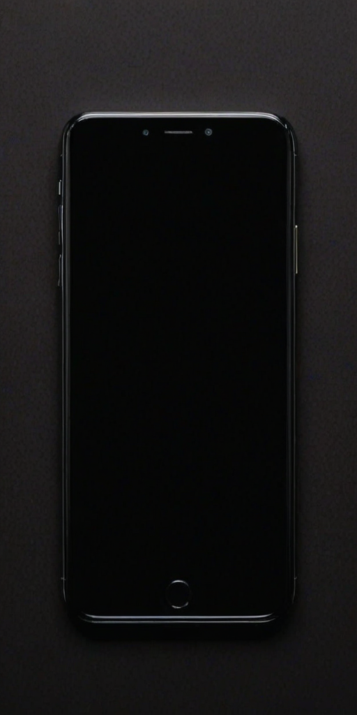 black background phone